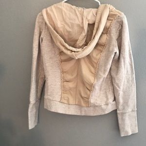 Free People Tops - Free People Tan Zip Up Hoodie Free People Tops - Free People Tan Zip Up Hoodie